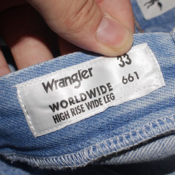 NWT Wrangler Worldwide 611 Wide Leg Crop Jeans Plus Size 33 - Picture 14 of 14